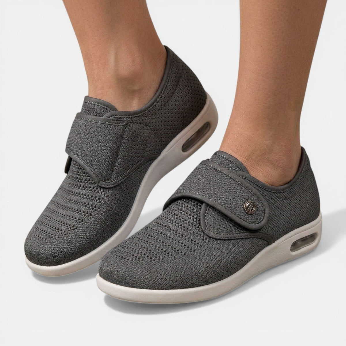Sneakers Ortopediche Donna | Pianta Larga con Cinturino Regolabile 7